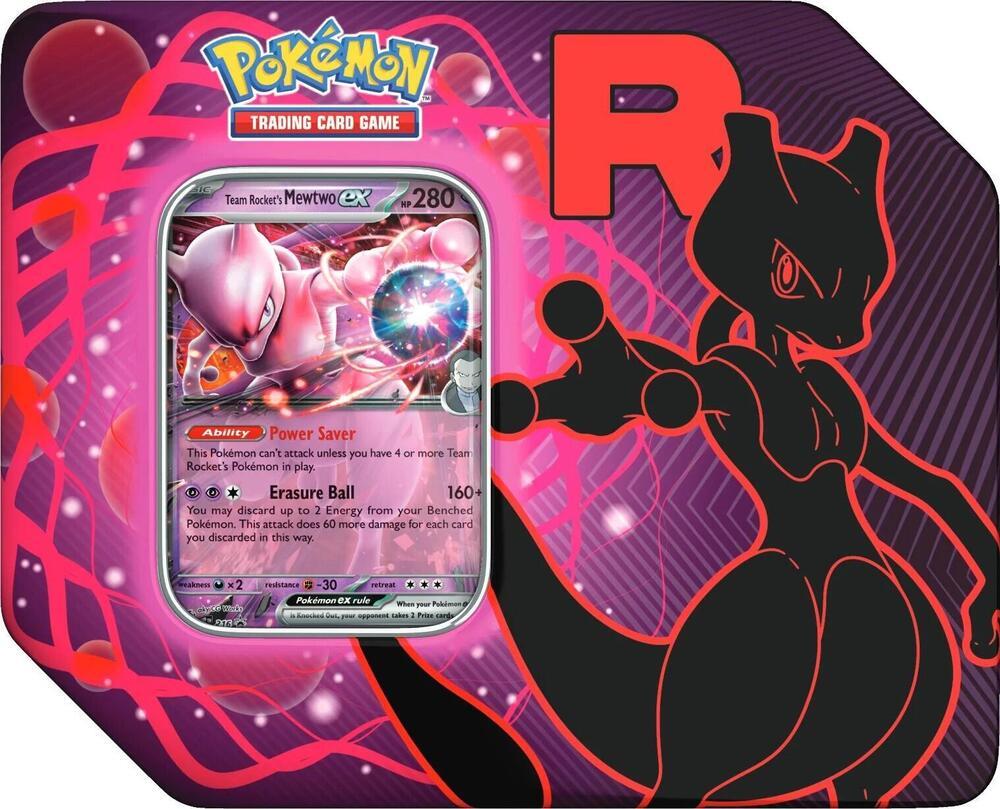 Team Rocket Tin Mewtwo Ex Pokemon Destined Rivals