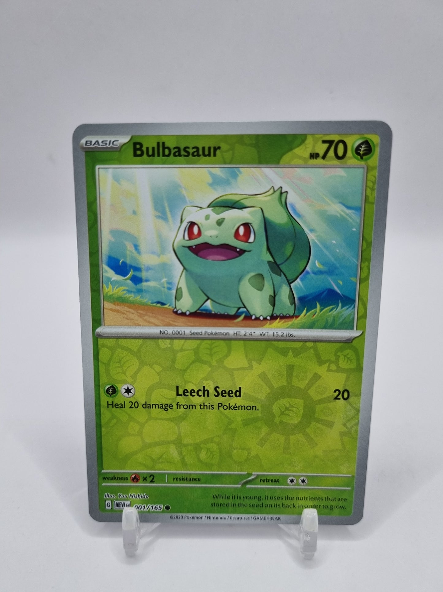 Bulbasaur Reverse Holo 151 001/165