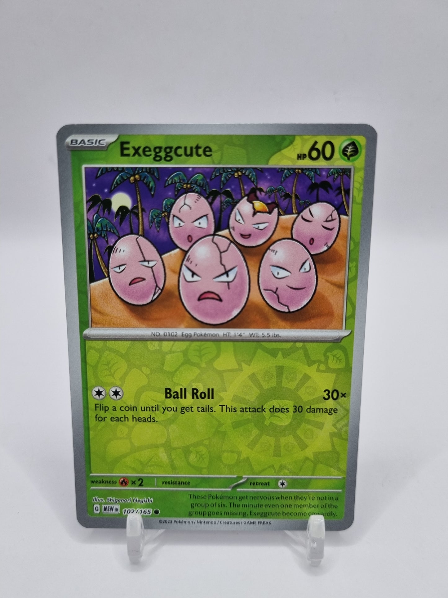 Exeggcute Reverse Holo 151 102/165