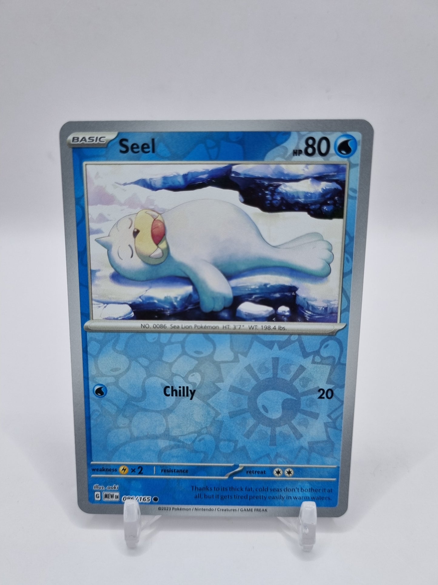 Seel Reverse Holo 151 086/165