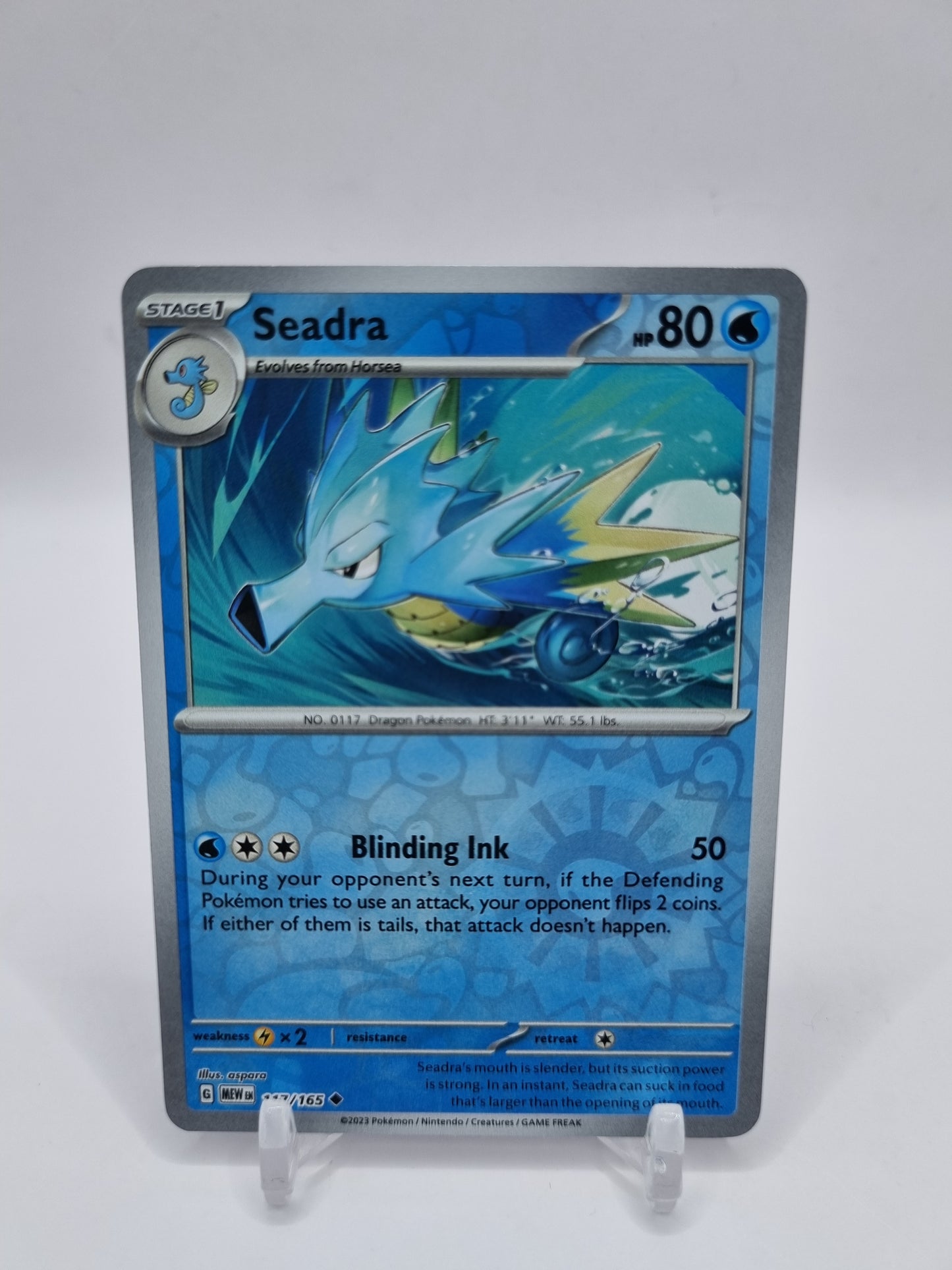 Seadra Reverse Holo 151 117/165
