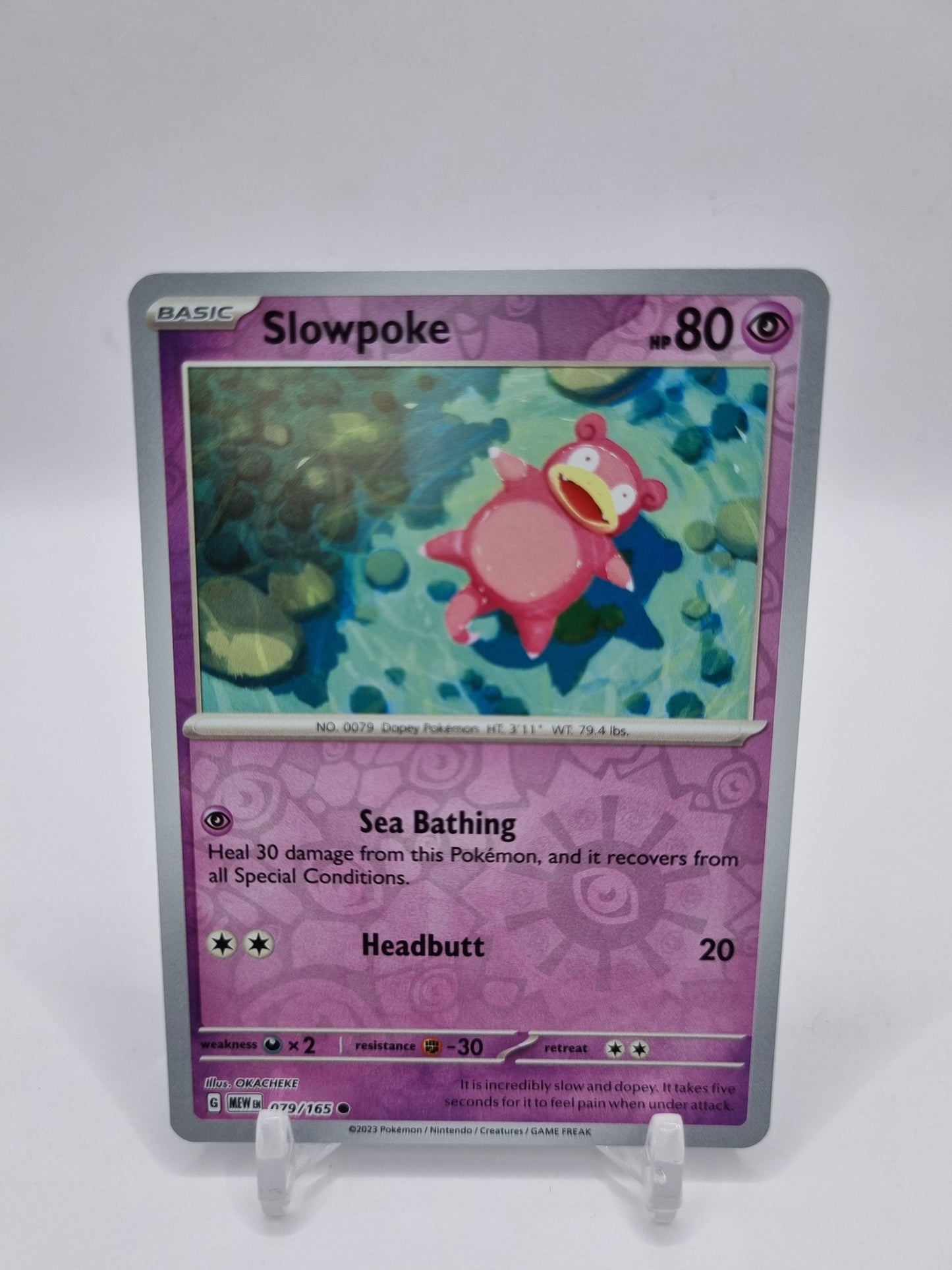 Slowpoke Reverse Holo 151 079/165