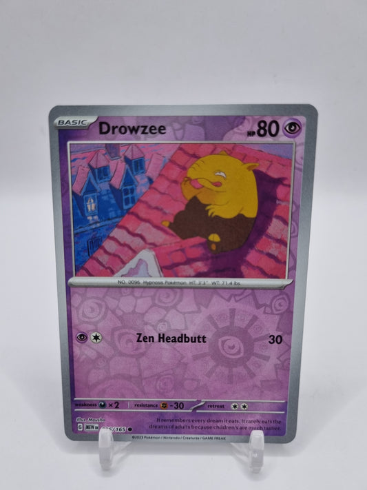 Drowzee Reverse Holo 151 096/165