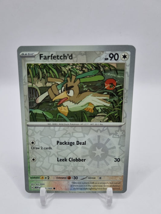 Farfetch'd Reverse Holo 151 083/165