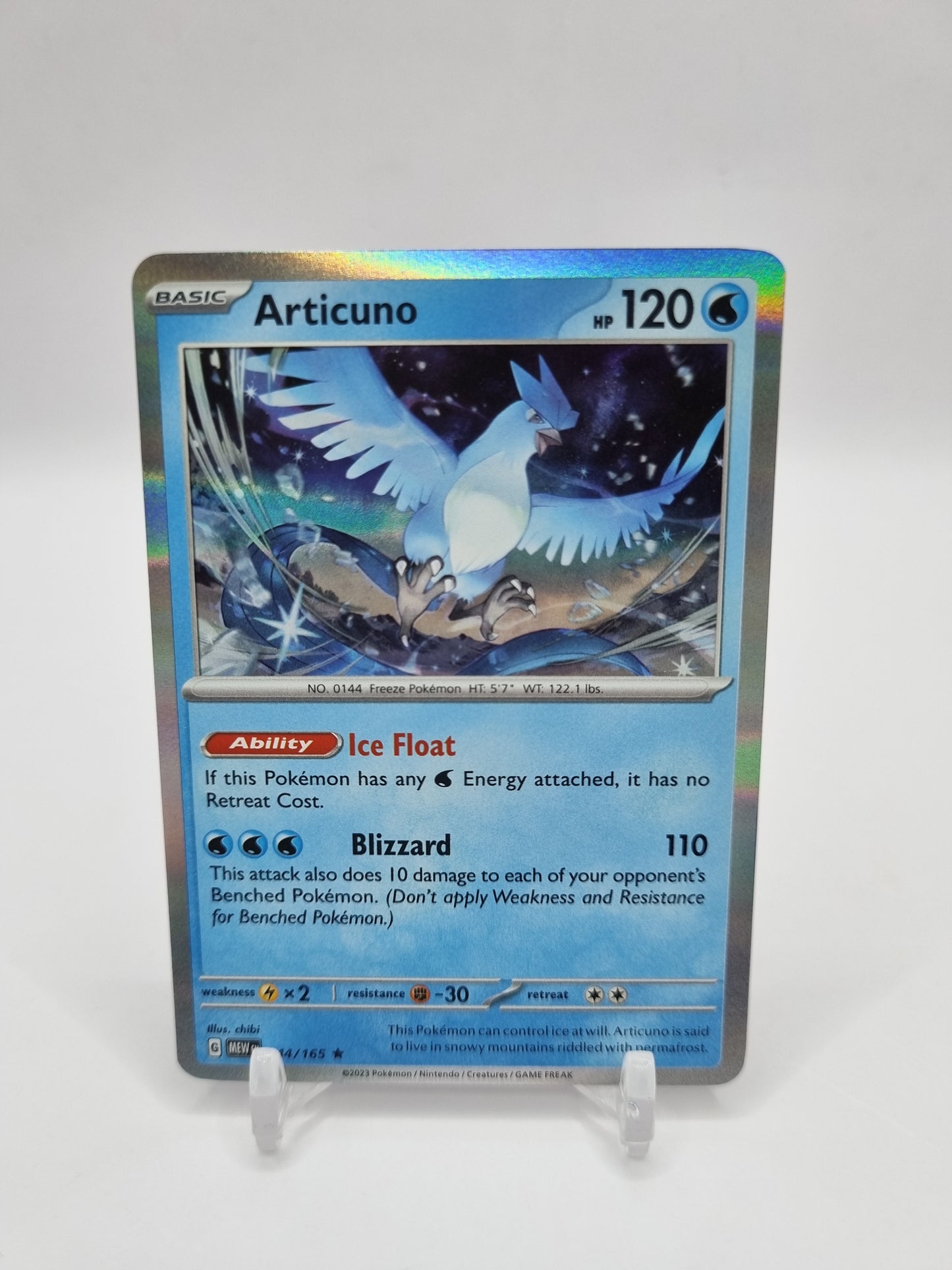 Articuno Holo 151 144/165