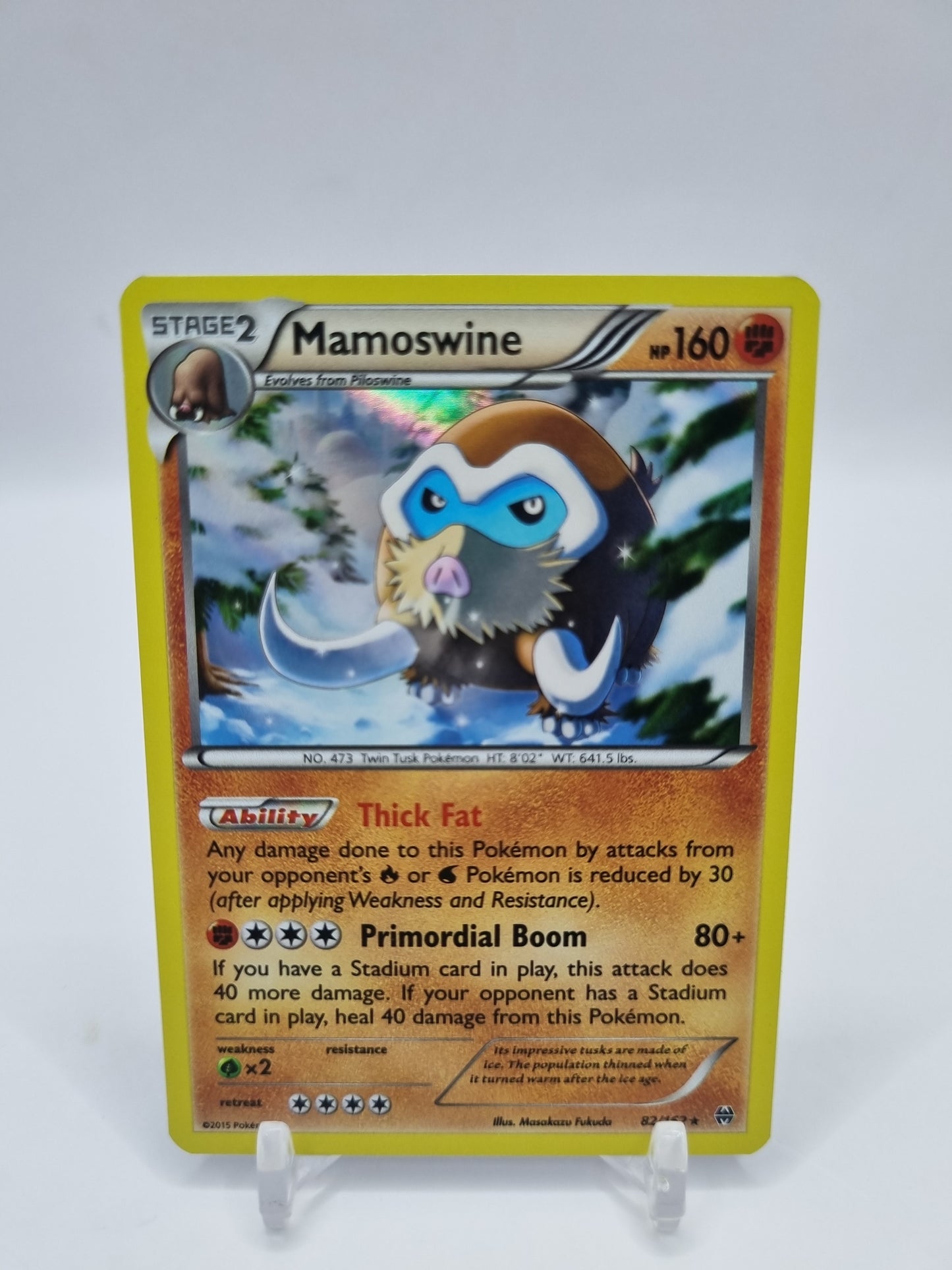 Mamoswine Holo Break Through 82/162