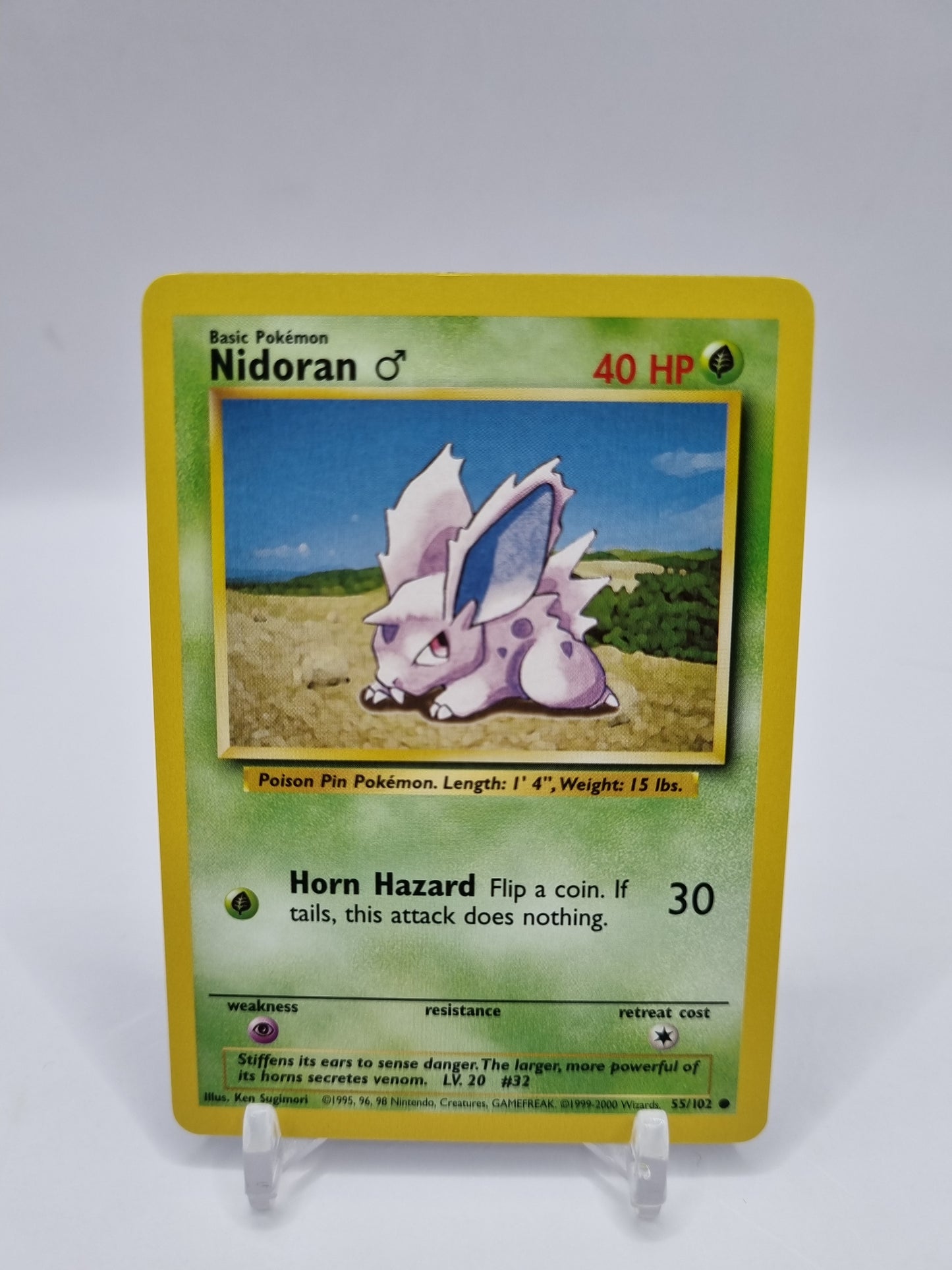 Nidoran 1999-2000 4th Print Base Set 55/102