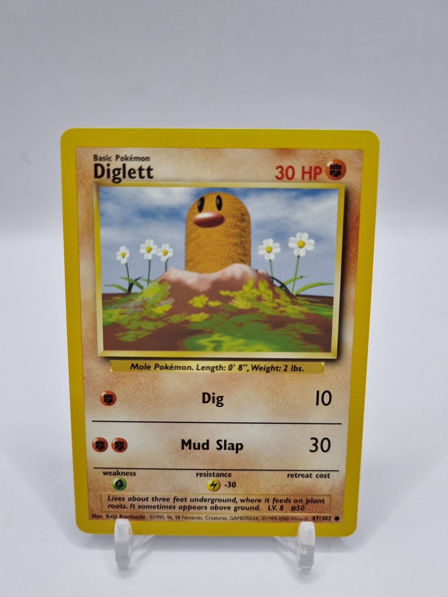 Diglett 1999-2000 4th Print Base Set 47/102