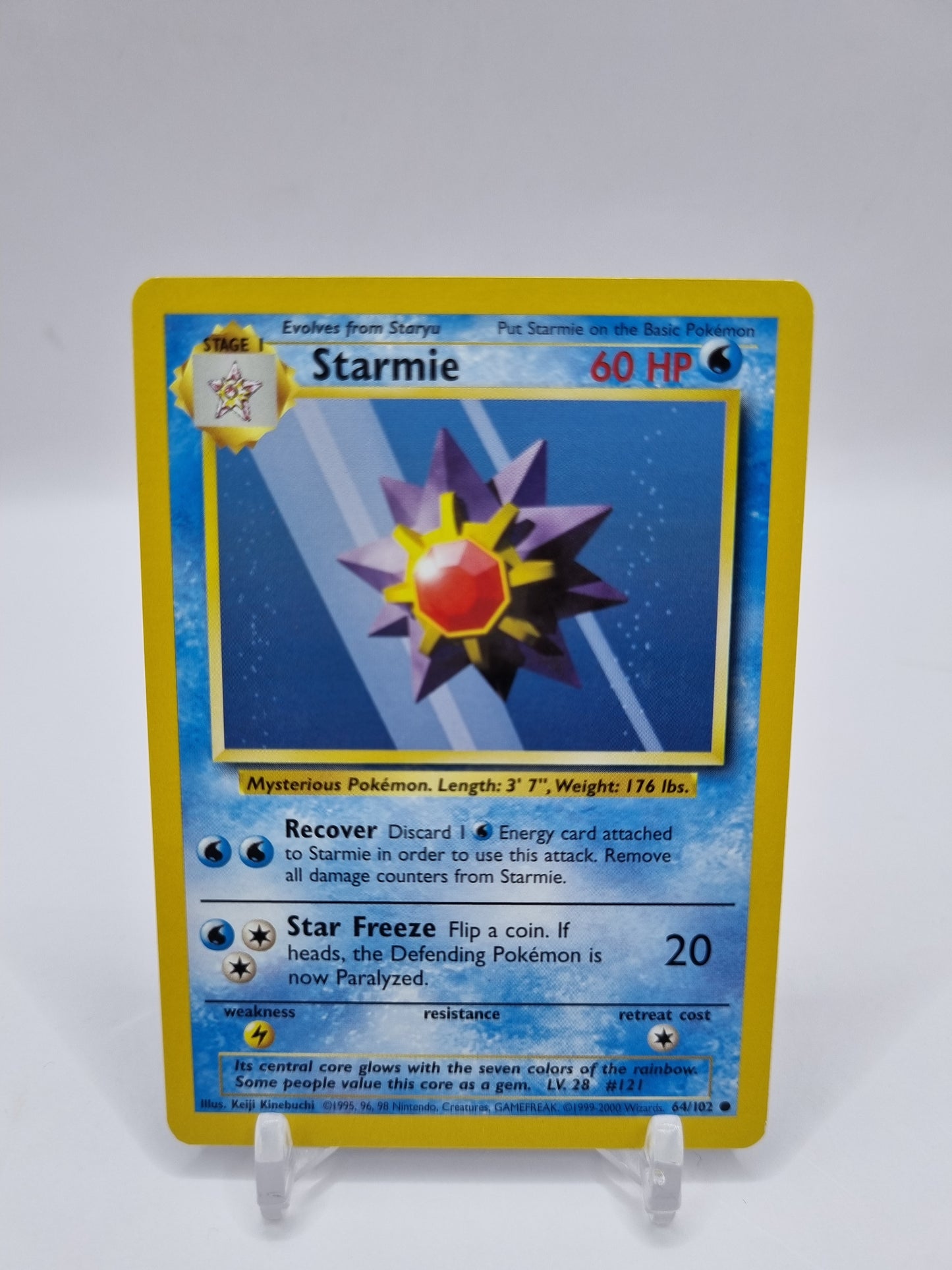 Starmie 1999-2000 4th Print Base Set 64/102
