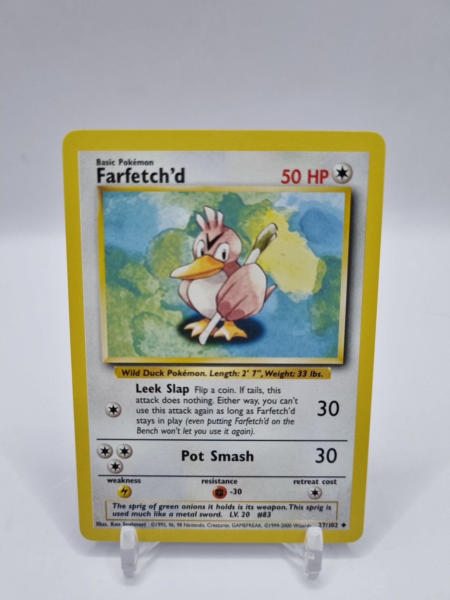 Farfetch'd 1999-2000 4th Print Base Set 27/102