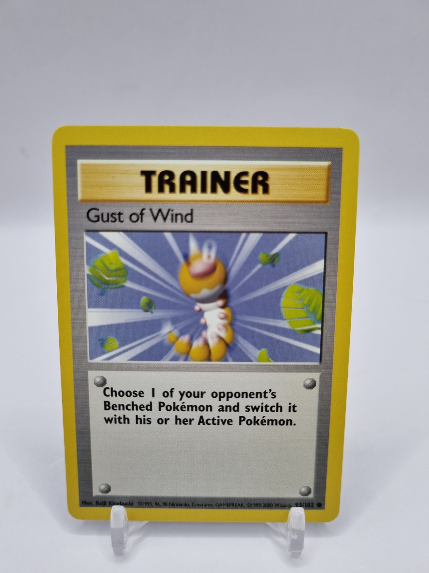 Gust Of Wind 1999-2000 4th Print Base Set 93/102
