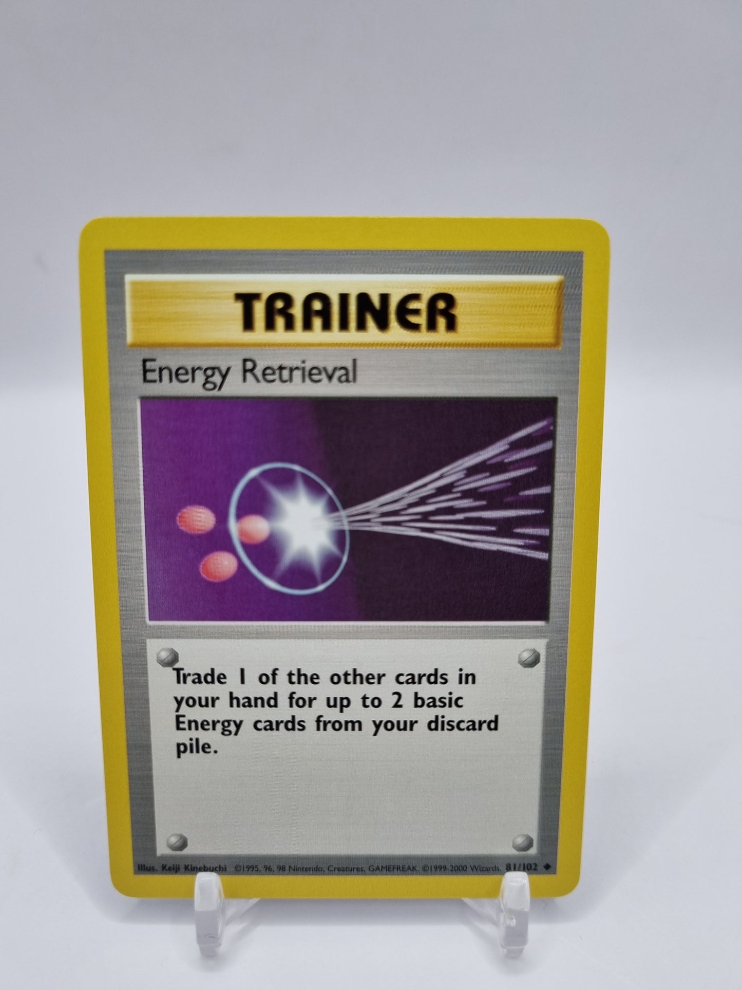 Energy Retrieval 1999-2000 4th Print Base Set 81/102