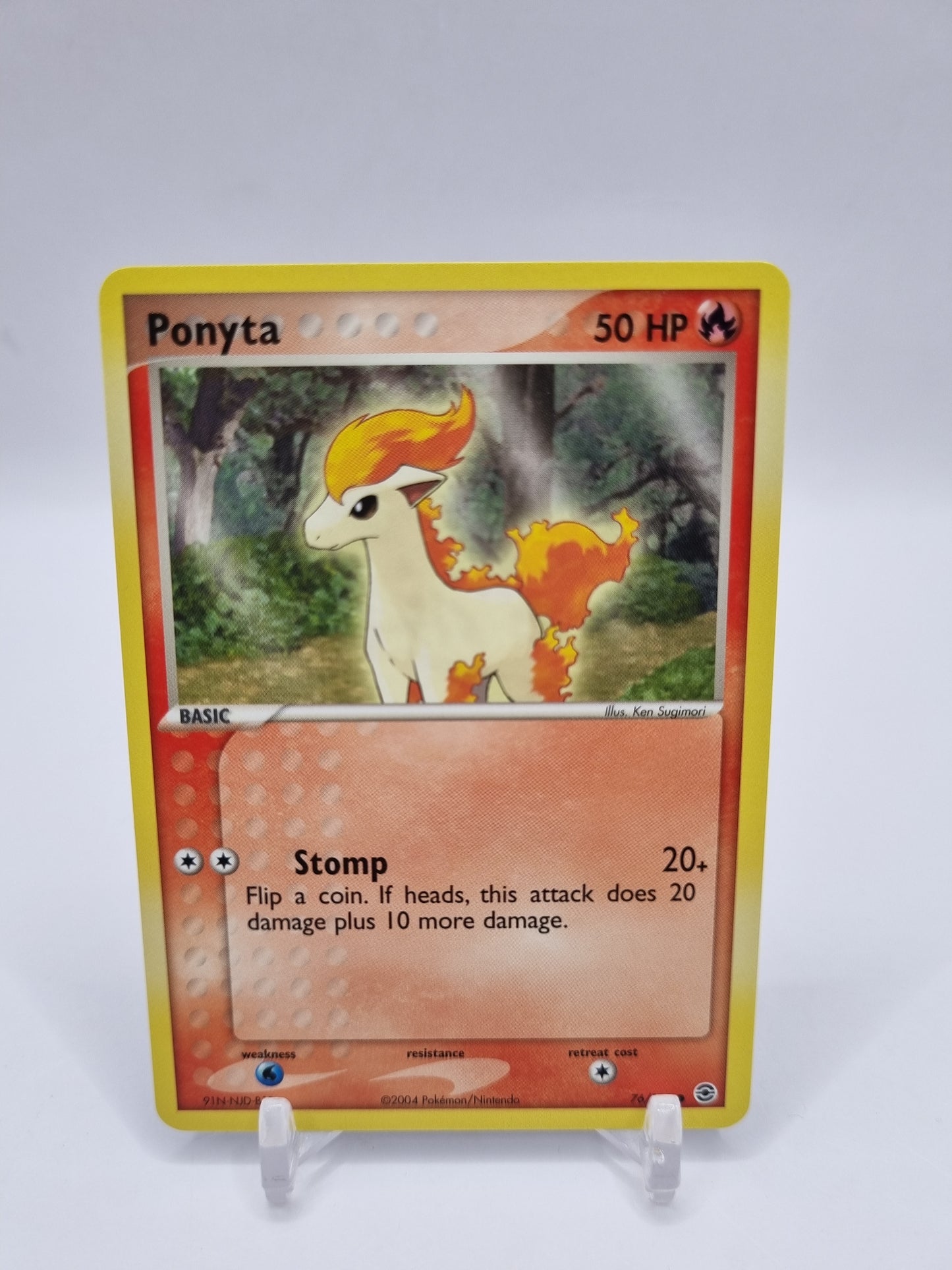 Ponyta Fire Red Leaf Green 76/112