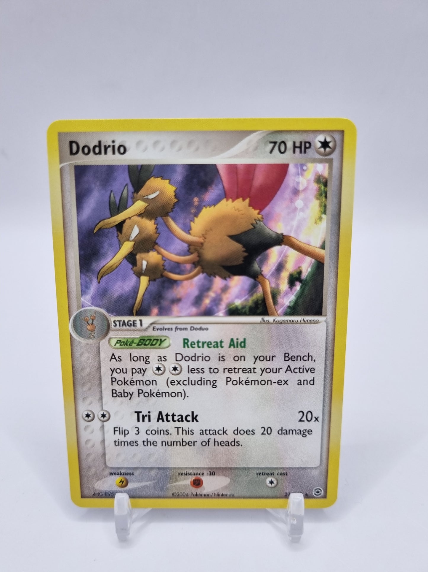 Dodrio Rare Fire Red Leaf Green 21/112