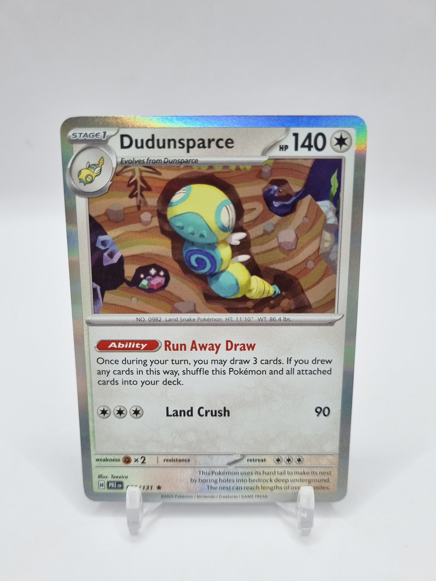 Dudunsparce Holo Prismatic Evolutions 080/131