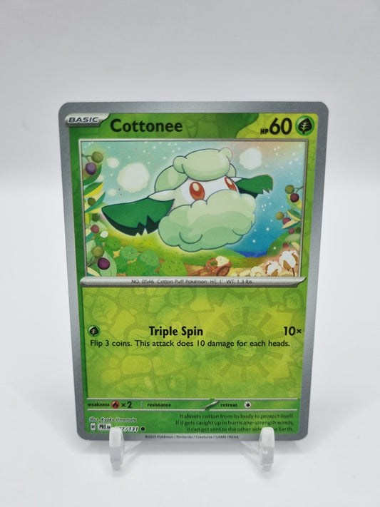 Cottonee Reverse Holo Prismatic Evolutions 007/131
