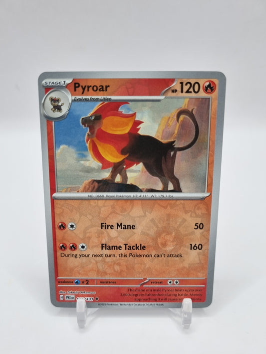 Pyroar Reverse Holo Prismatic Evolutions 016/131
