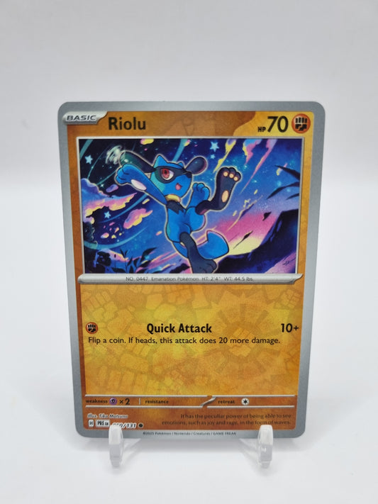 Riolu Reverse Holo Prismatic Evolutions 050/131