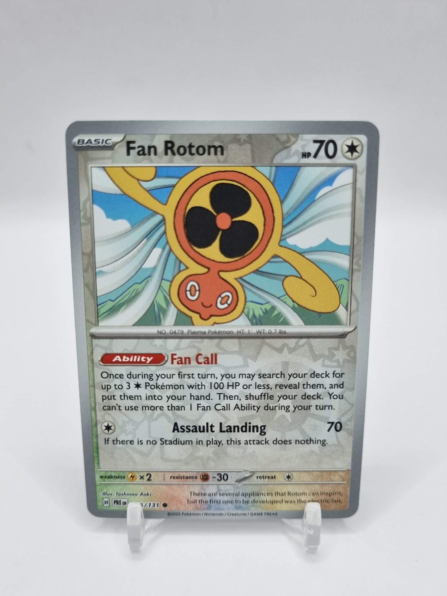 Fan Rotom Reverse Holo Prismatic Evolutions 085/131