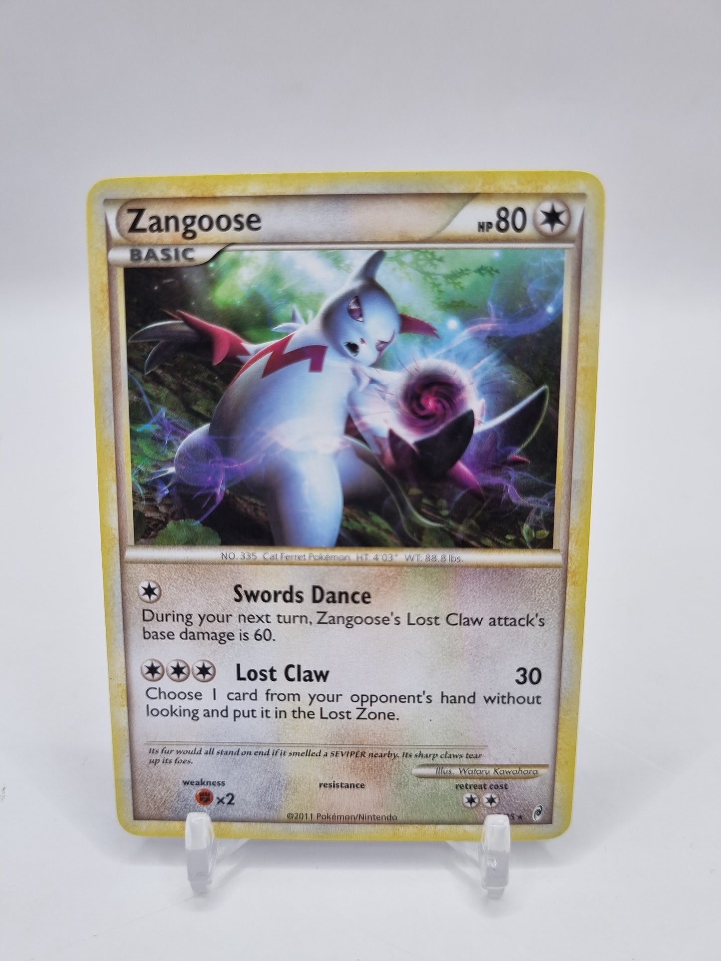 Zangoose Rare Call Of Legend 39/95