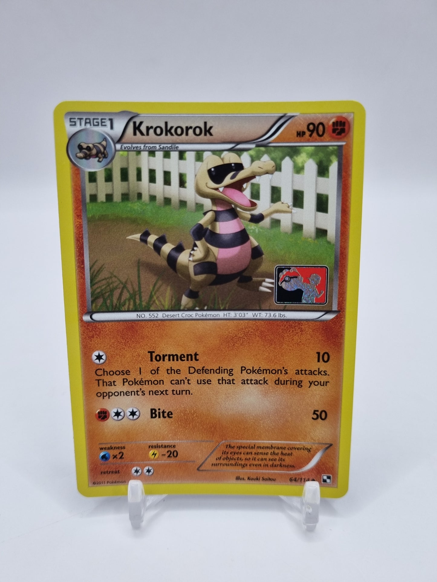 Krokorok Reverse Holo League Promo 64/114