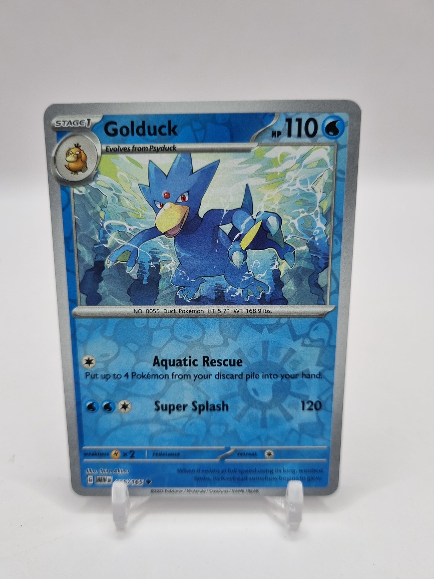 Golduck Reverse Holo 151 055/165