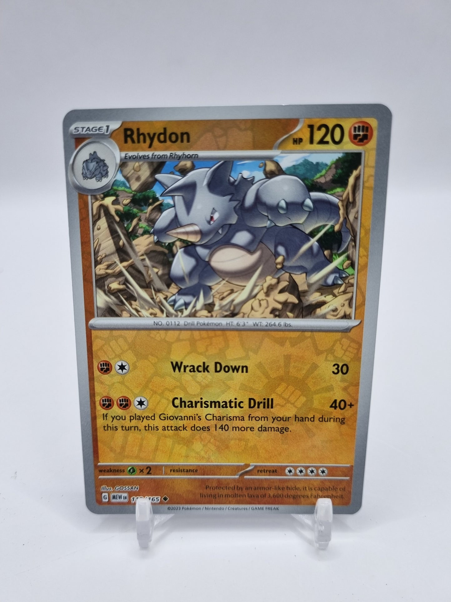 Rhydon Reverse Holo 151 112/165