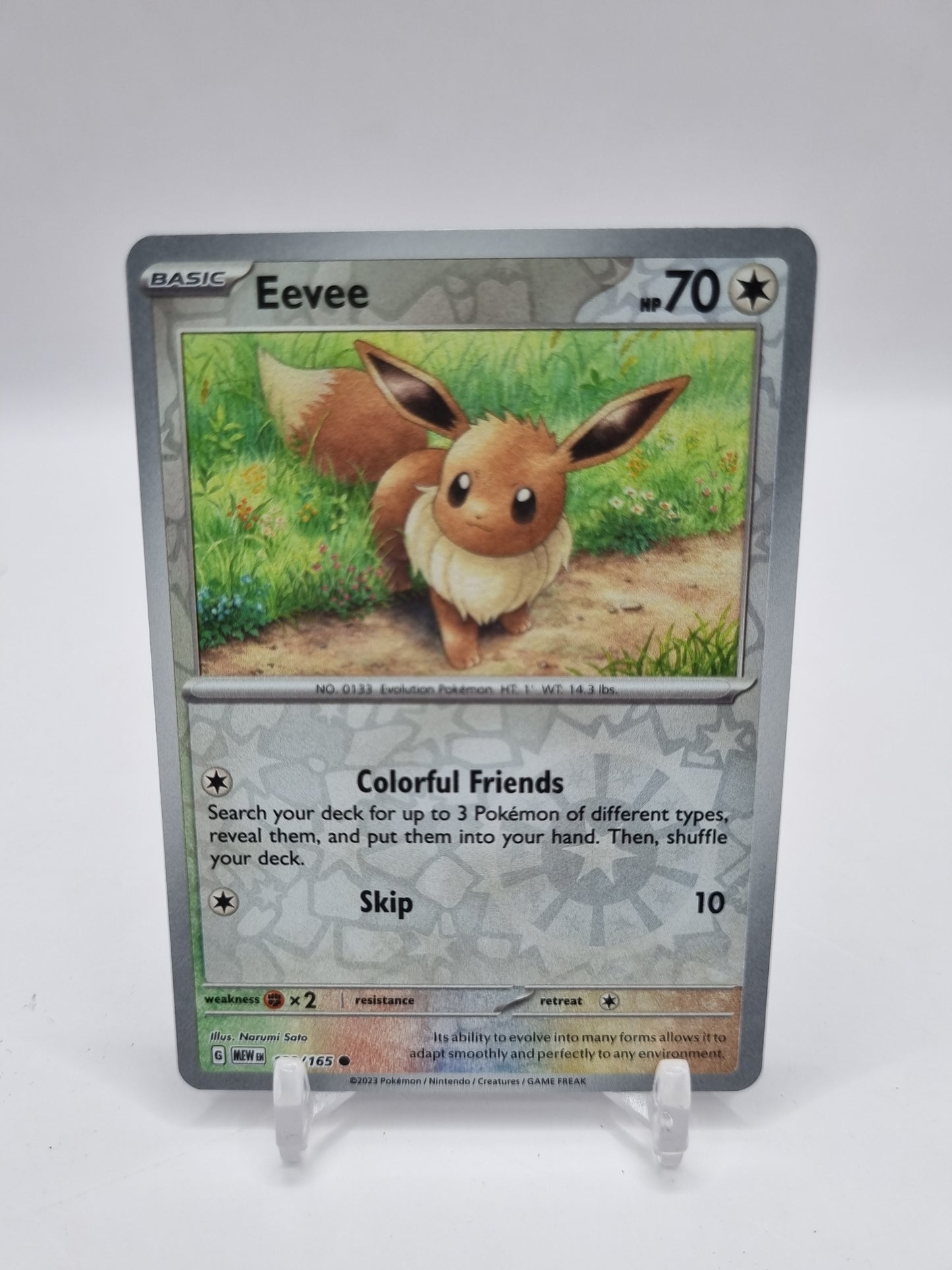 Eevee Reverse Holo 151 133/165