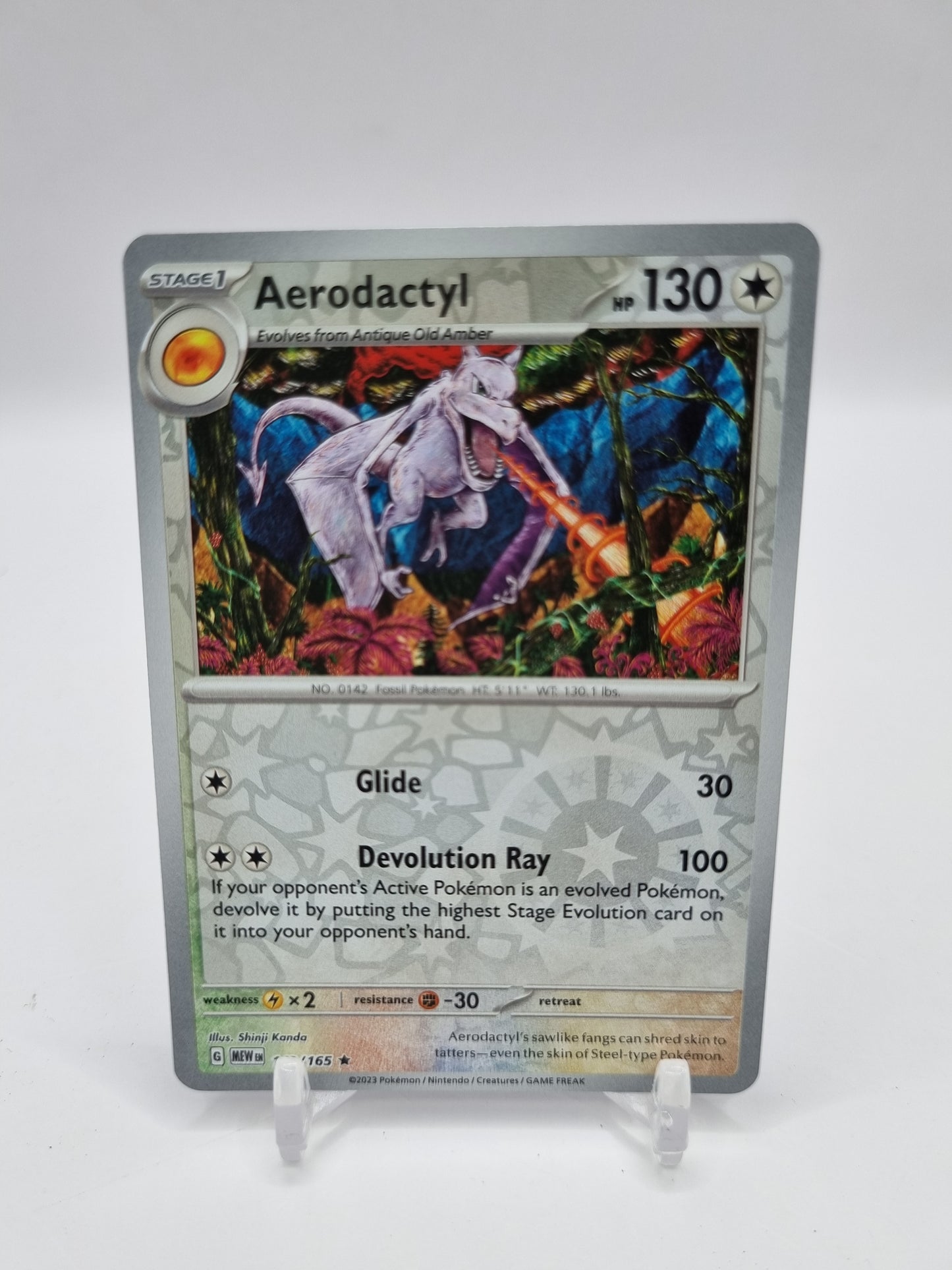 Aerodactyl Reverse Holo 151 142/165