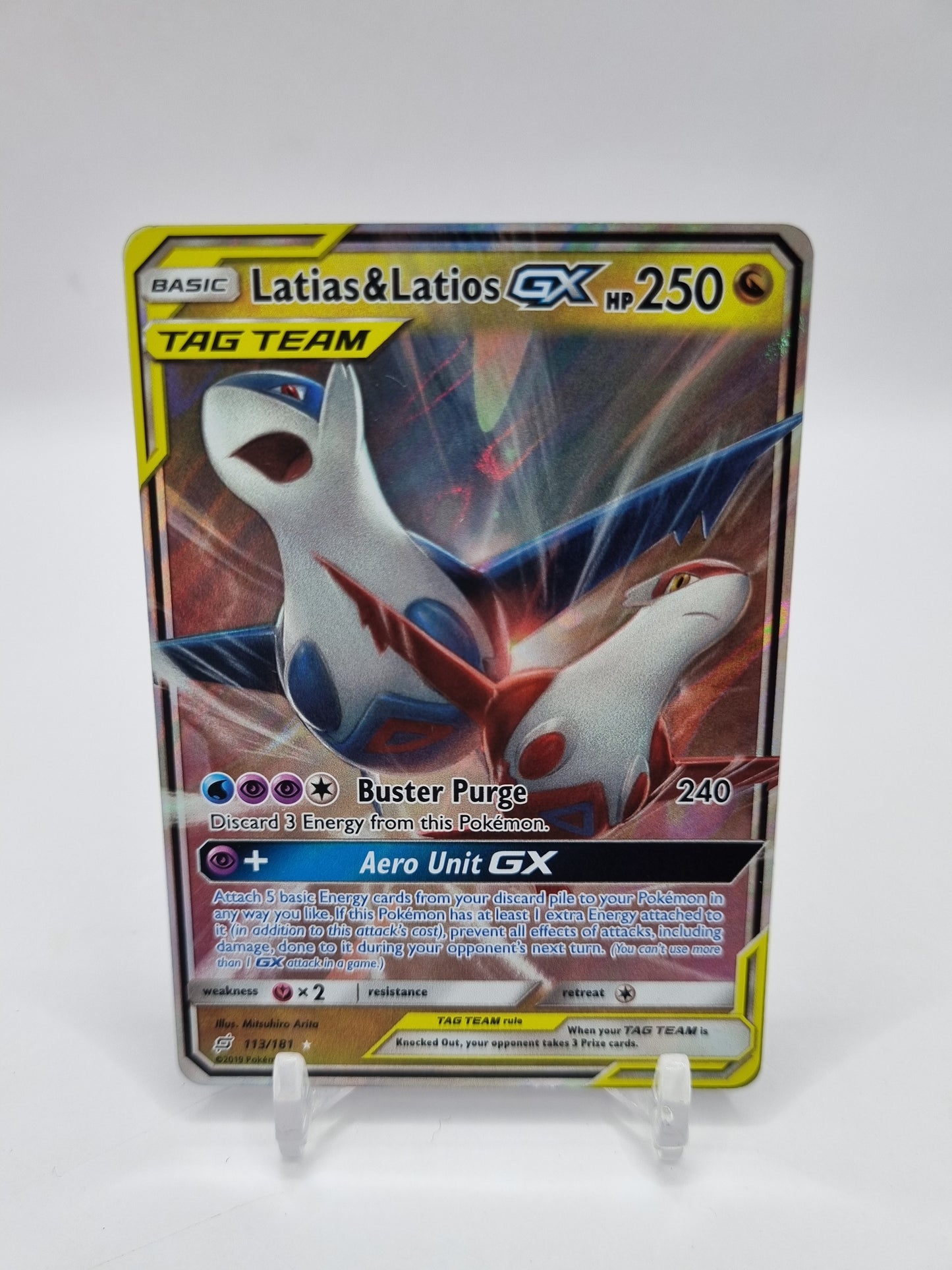 Latias & Latios Gx Team Up 113/181
