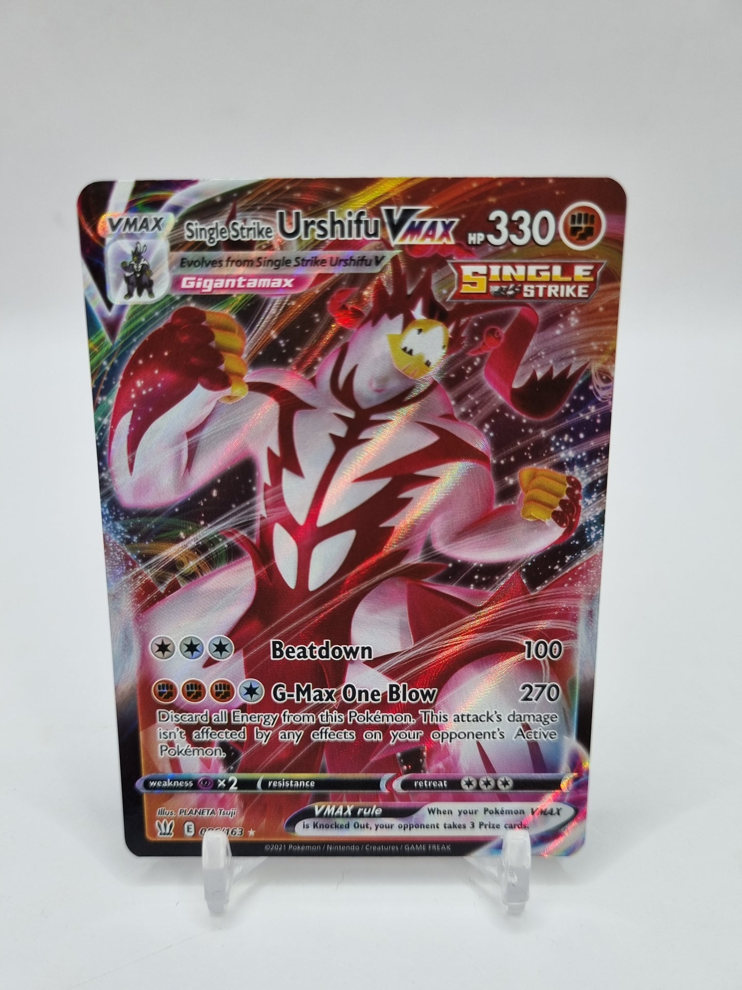 Single Strike Urshifu Vmax Battle Styles 086/163