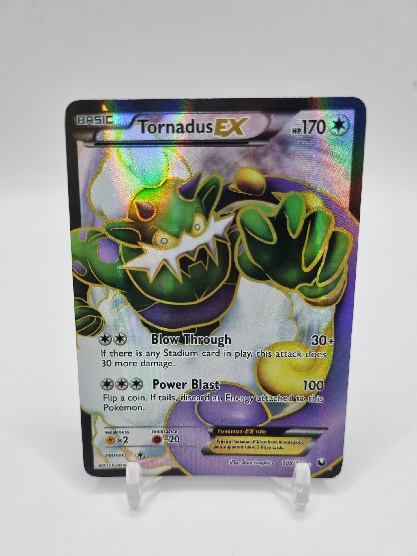 Tornadus Ex Full Art Dark Explorers 108/108