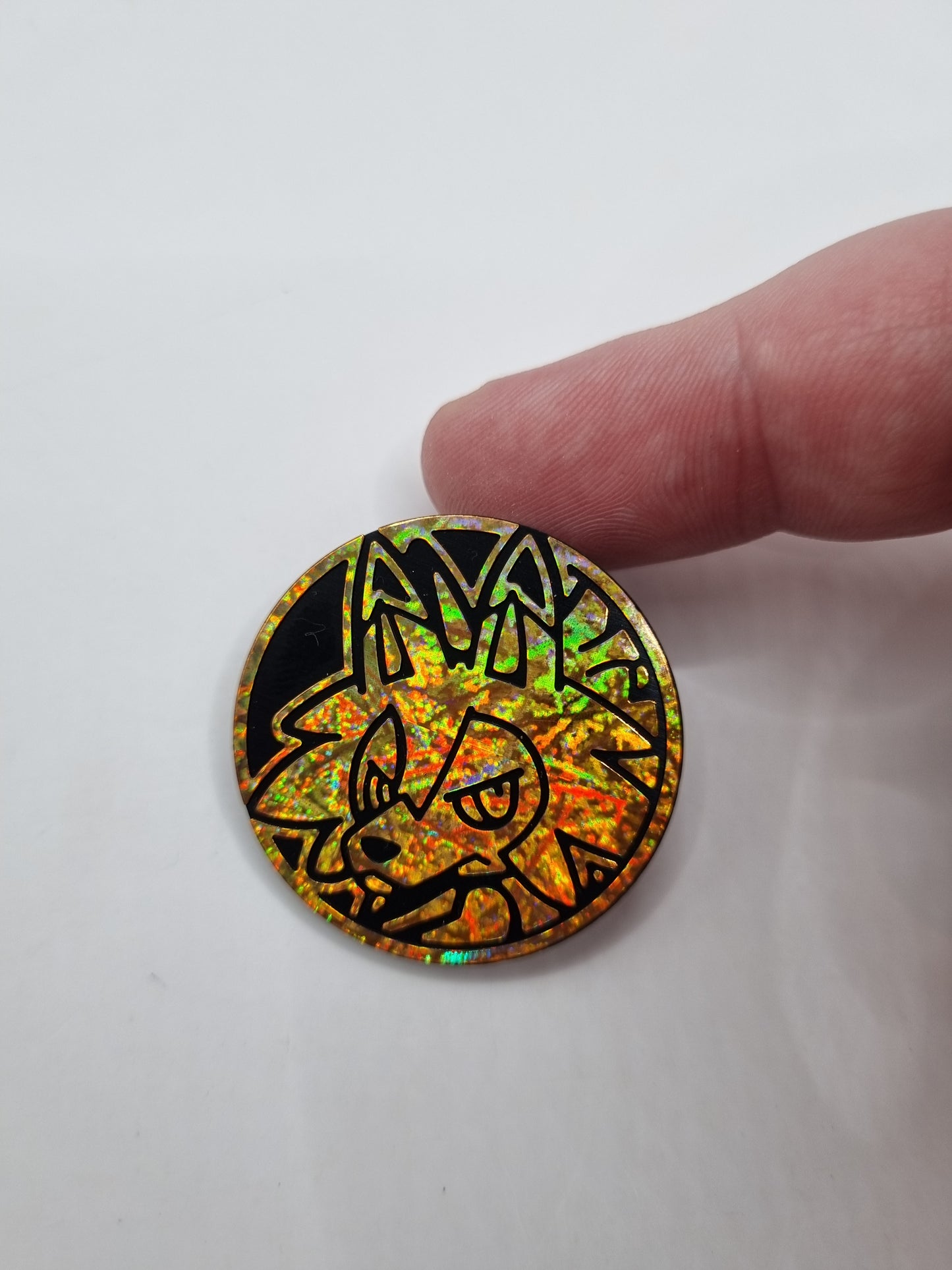 Lycanroc ( Disco Orange ) Official Pokemon Coin