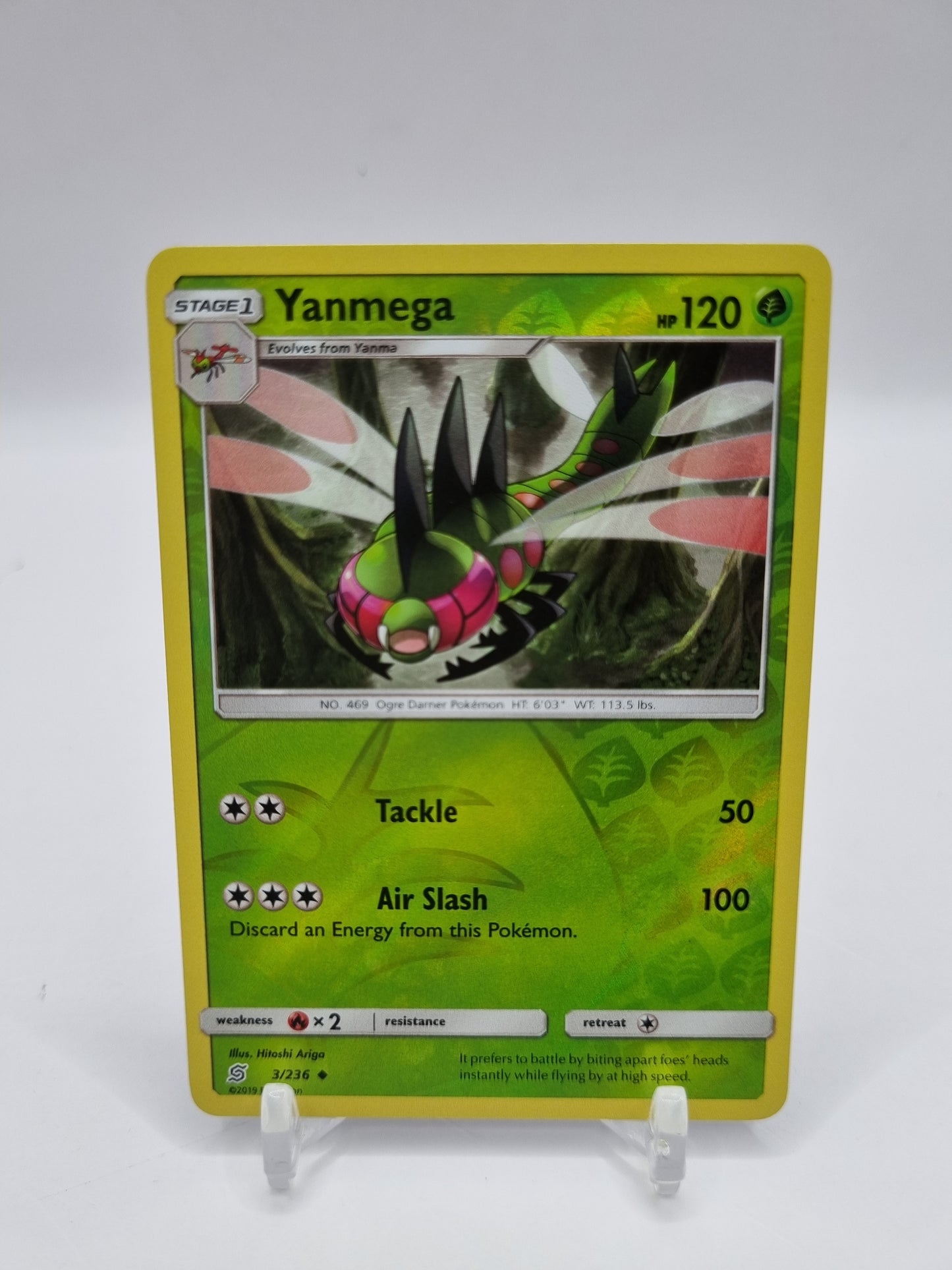 Yanmega Reverse Holo Unified Minds 3/236