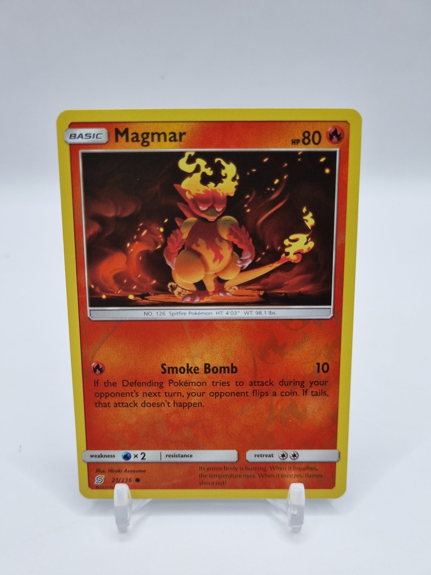 Magmar Reverse Holo Unified Minds 21/236
