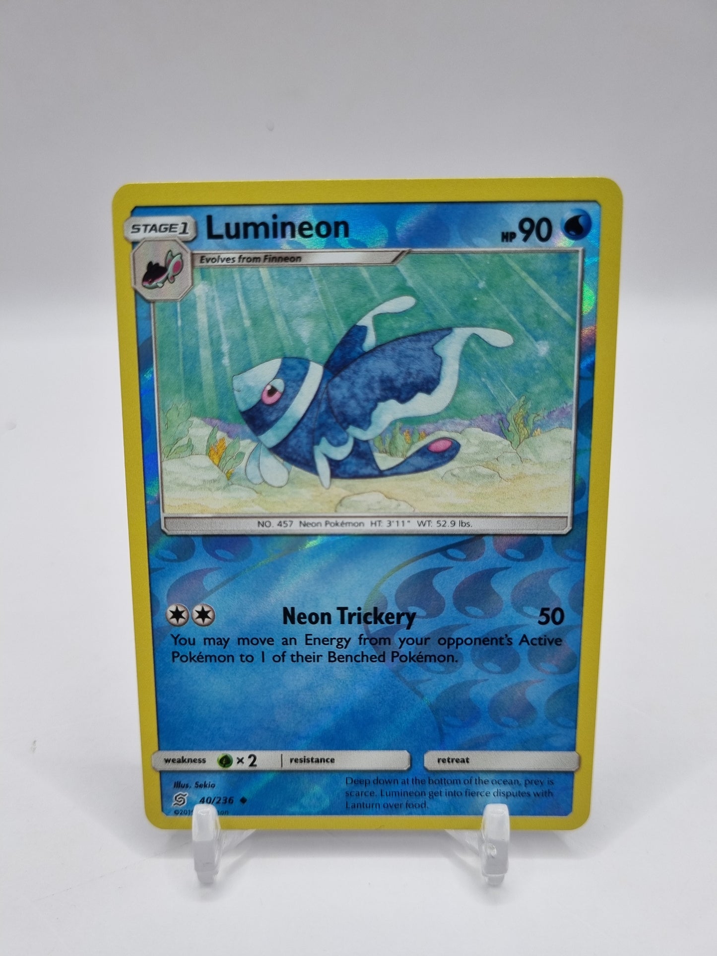 Lumineon Reverse Holo Unified Minds 40/236