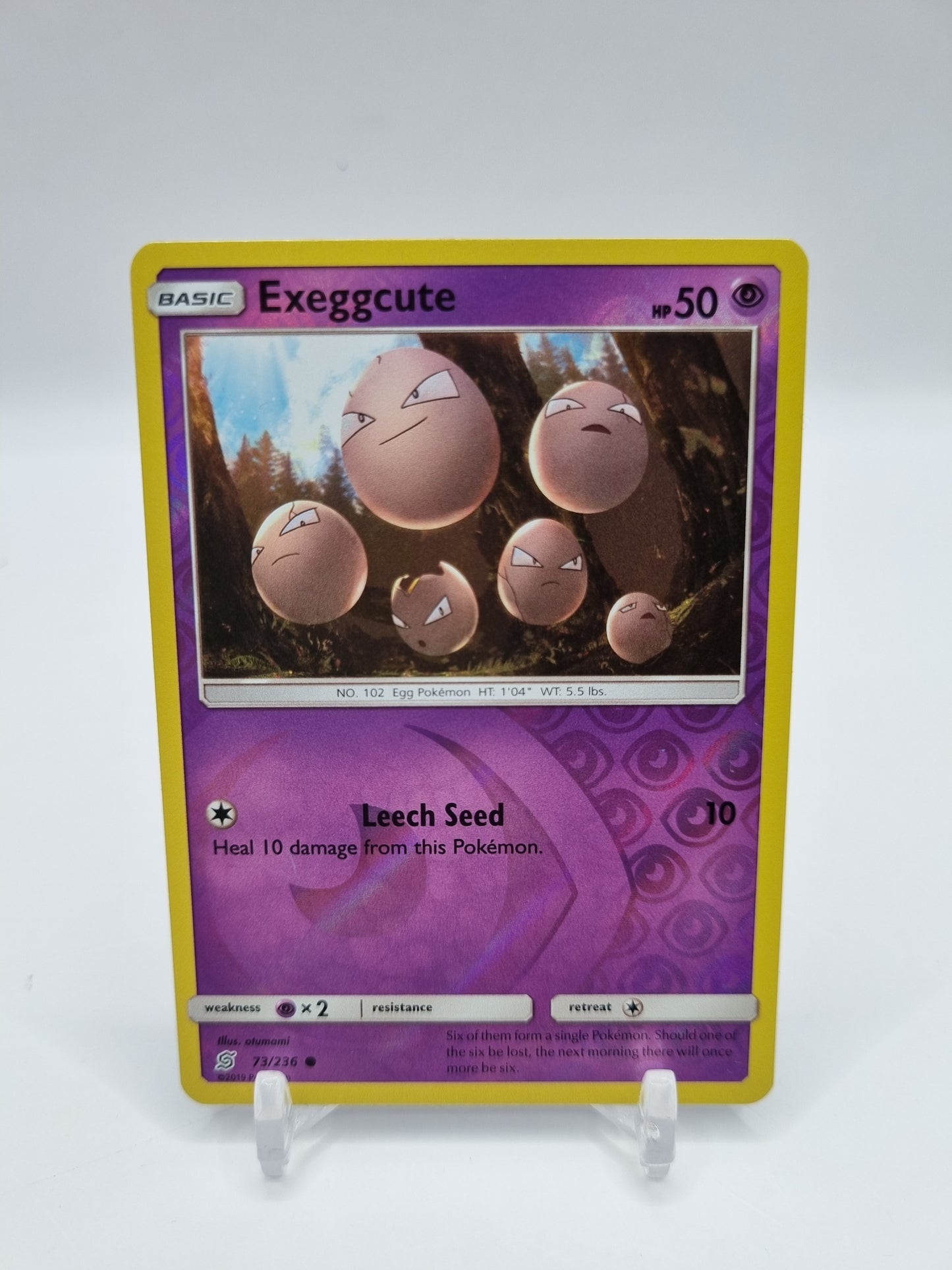 Exeggcute Reverse Holo Unified Minds 73/236