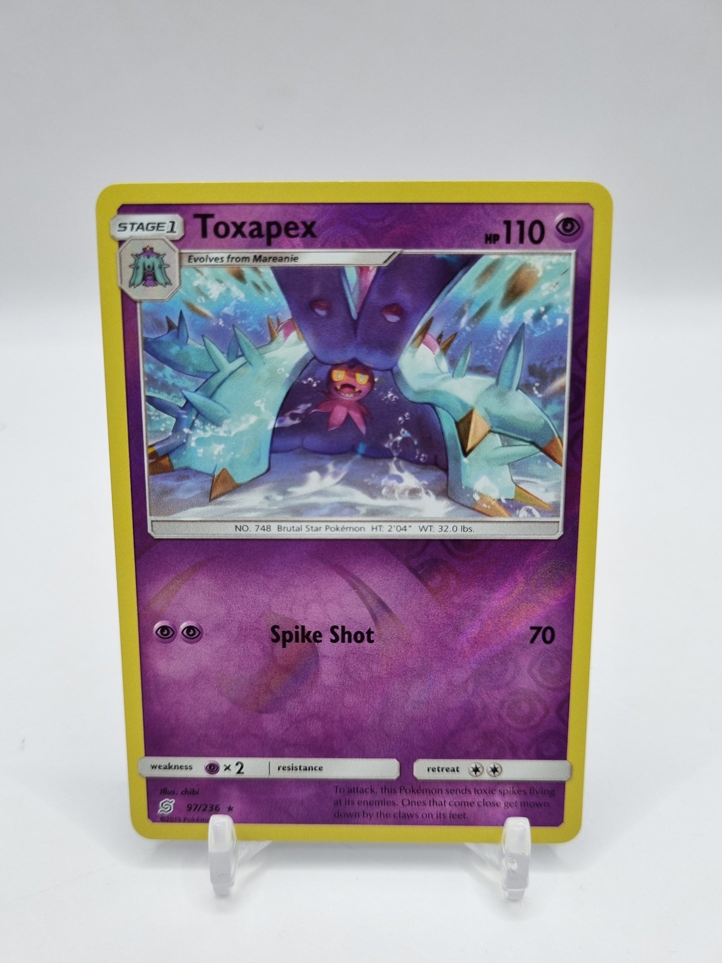 Toxapex Reverse Holo Unified Minds 97/236