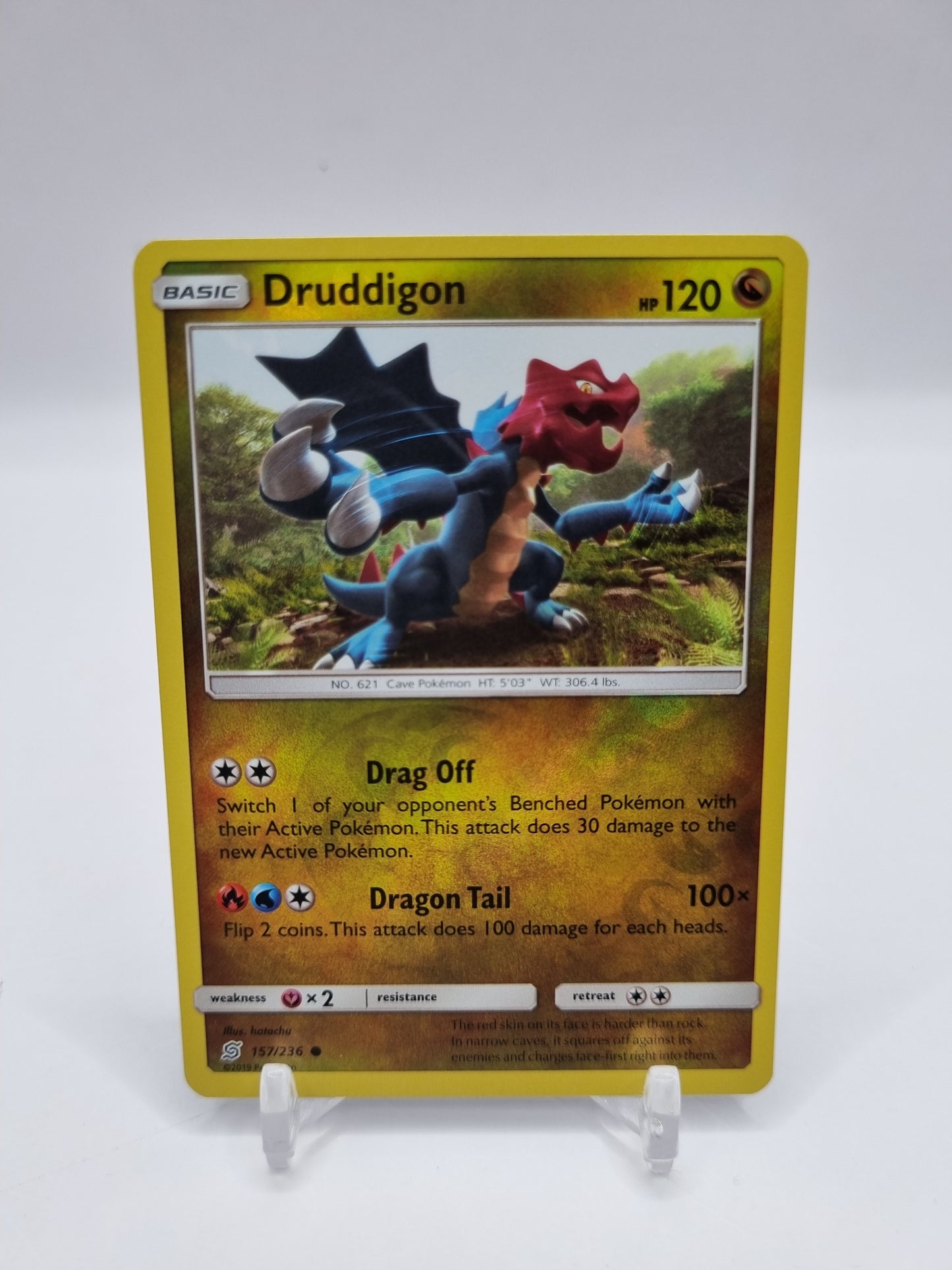 Druddigon Reverse Holo Unified Minds 157/236