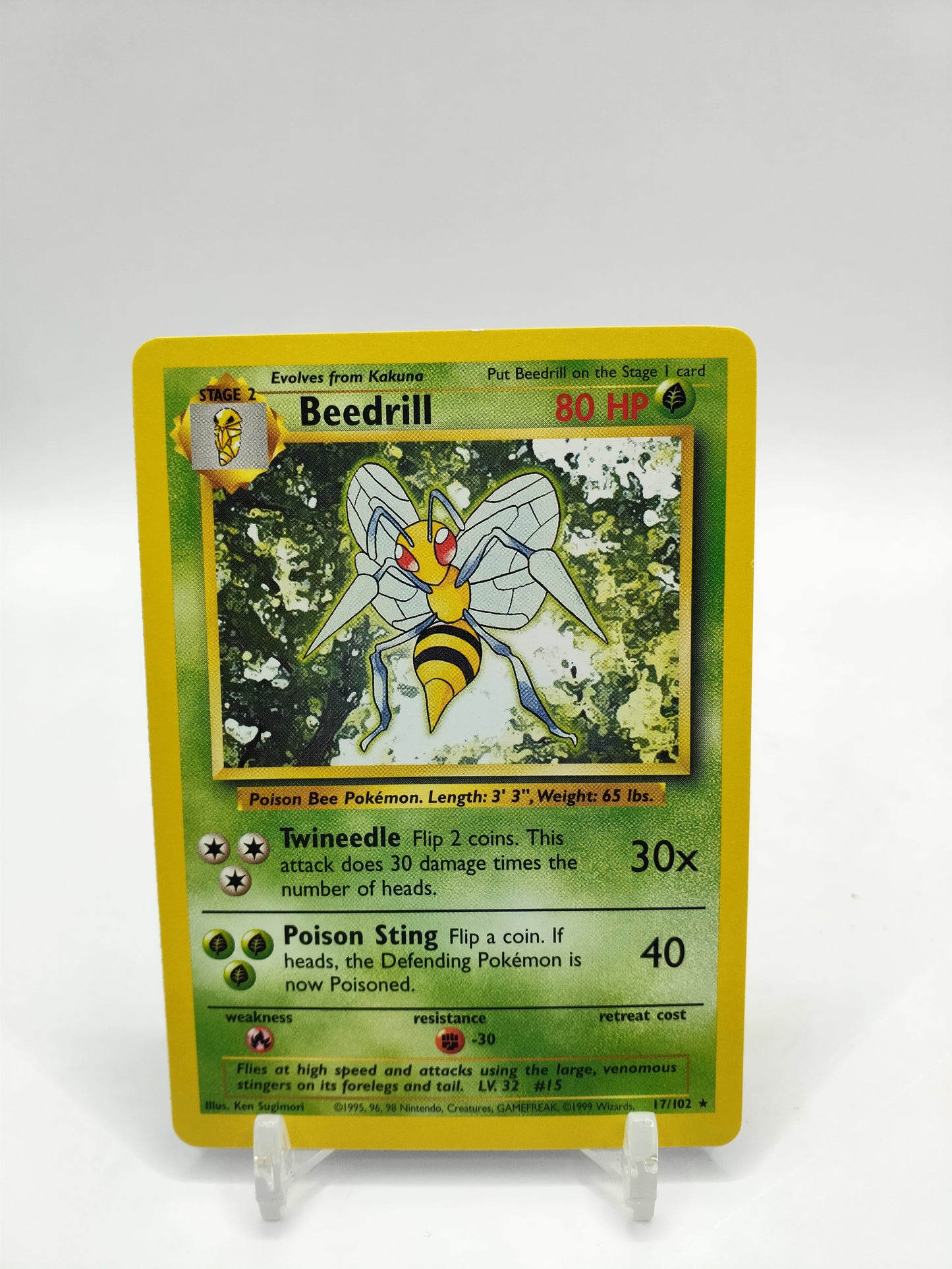 Beedrill Base Set Rare 17/102