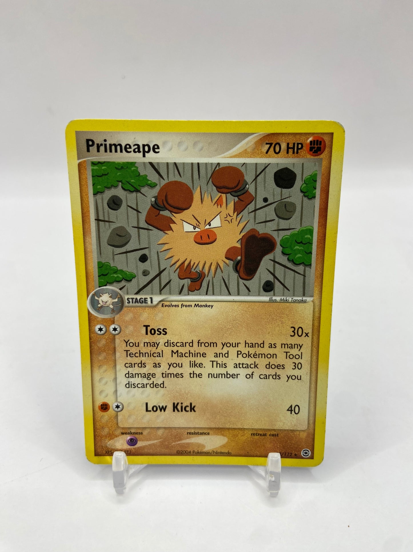 Primeape Rare Fire Red Leaf Green 28/112