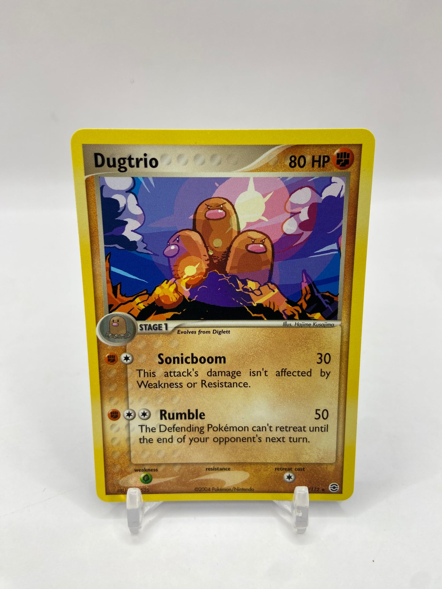 Dugtrio Rare Fire Red Leaf Green 22/112