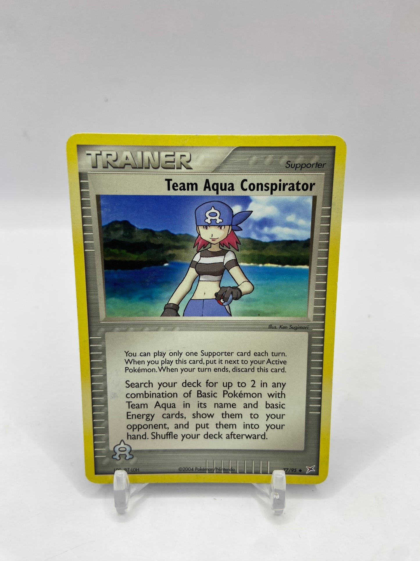 Team Aqua Conspirator EX Team Magma VS Team Aqua 77/95