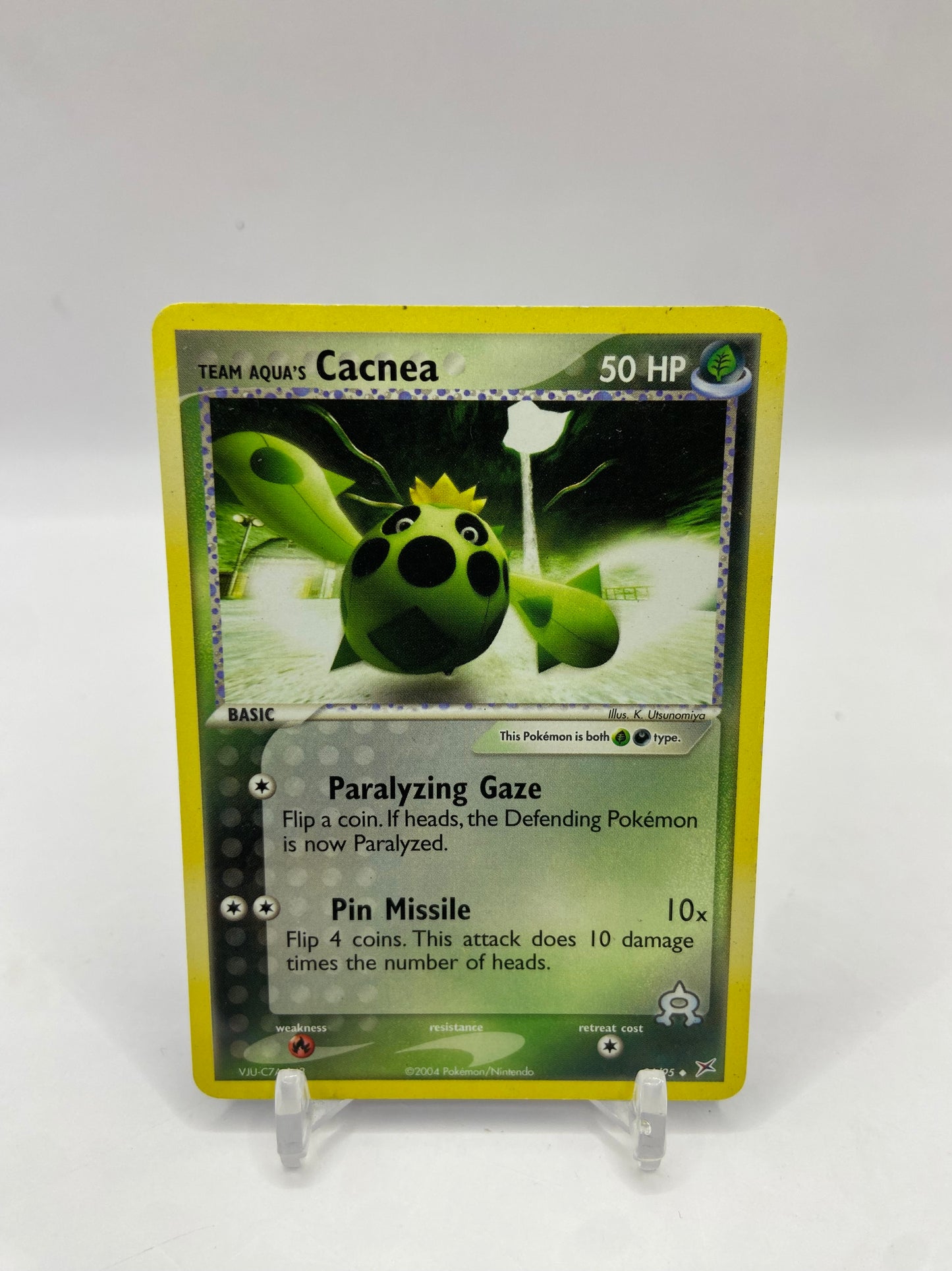 Team Aqua's Cacnea EX Team Magma VS Team Aqua 24/95