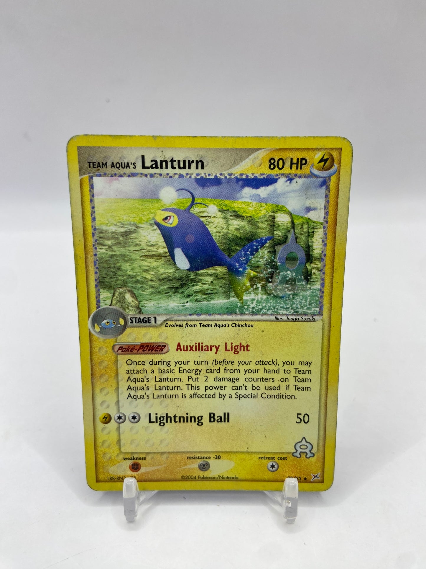 Team Aqua's Lanturn EX Magma VS Team Aqua 28/95