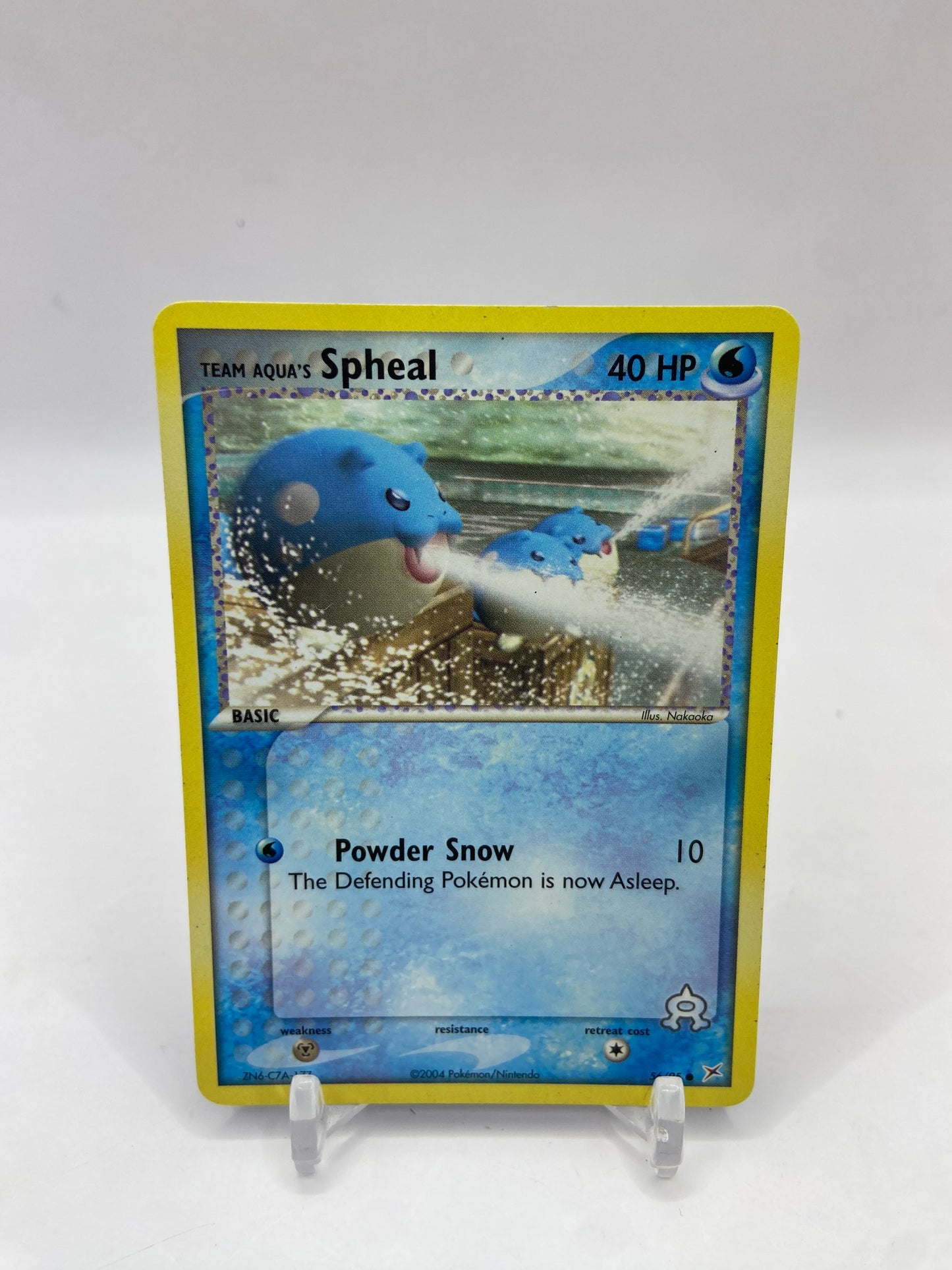 Team Aqua's Spheal EX Team Magma VS Team Aqua 56/95