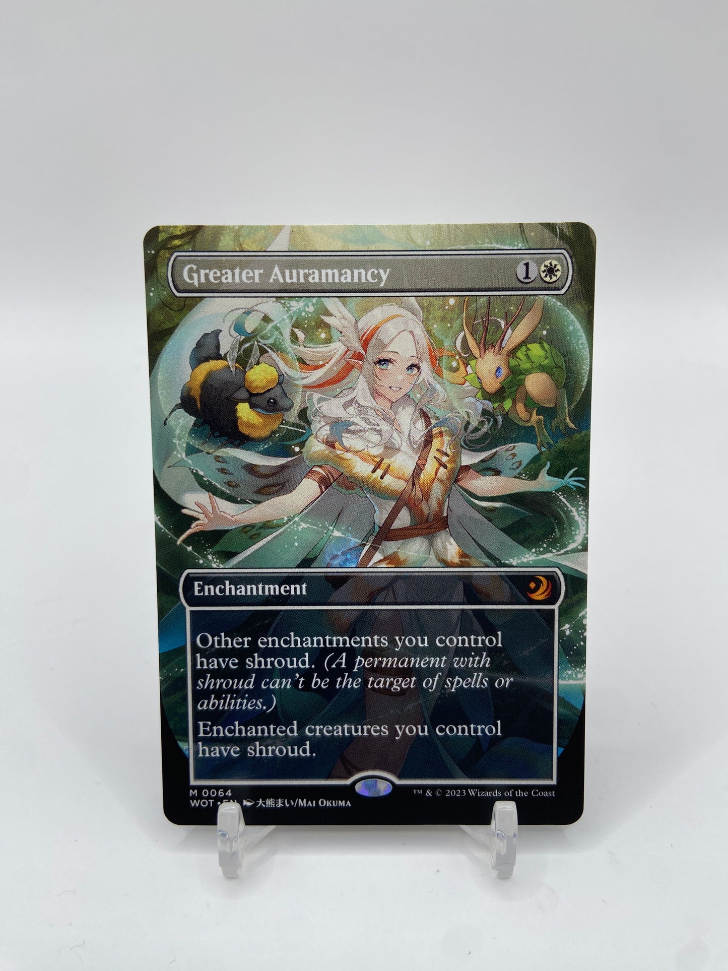 Greater Auramancy (Anime Borderless) Wilds of Eldraine: Enchanting Tales M 64