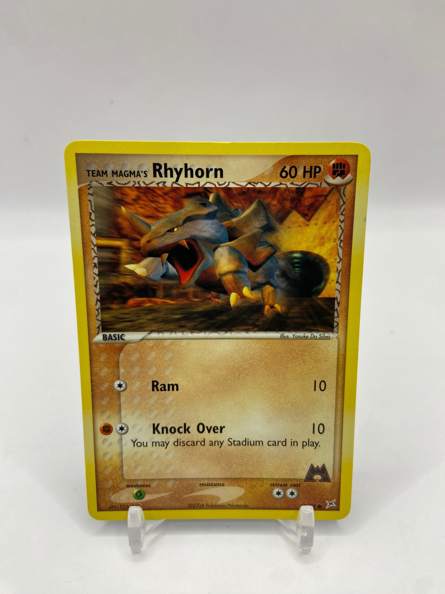 Team Magma's Rhyhorn EX Team Magma VS Team Aqua 68/95