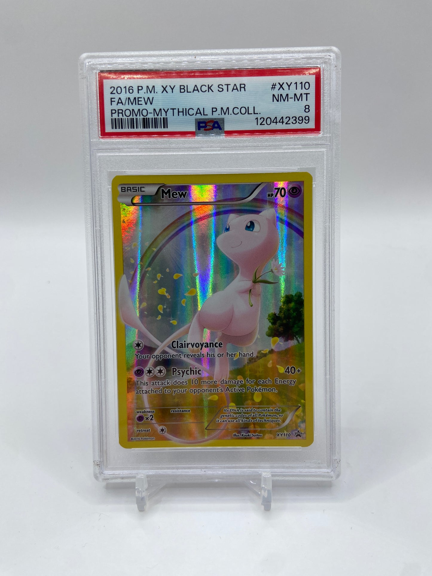 Mew XY Promos Promo XY110 PSA 8