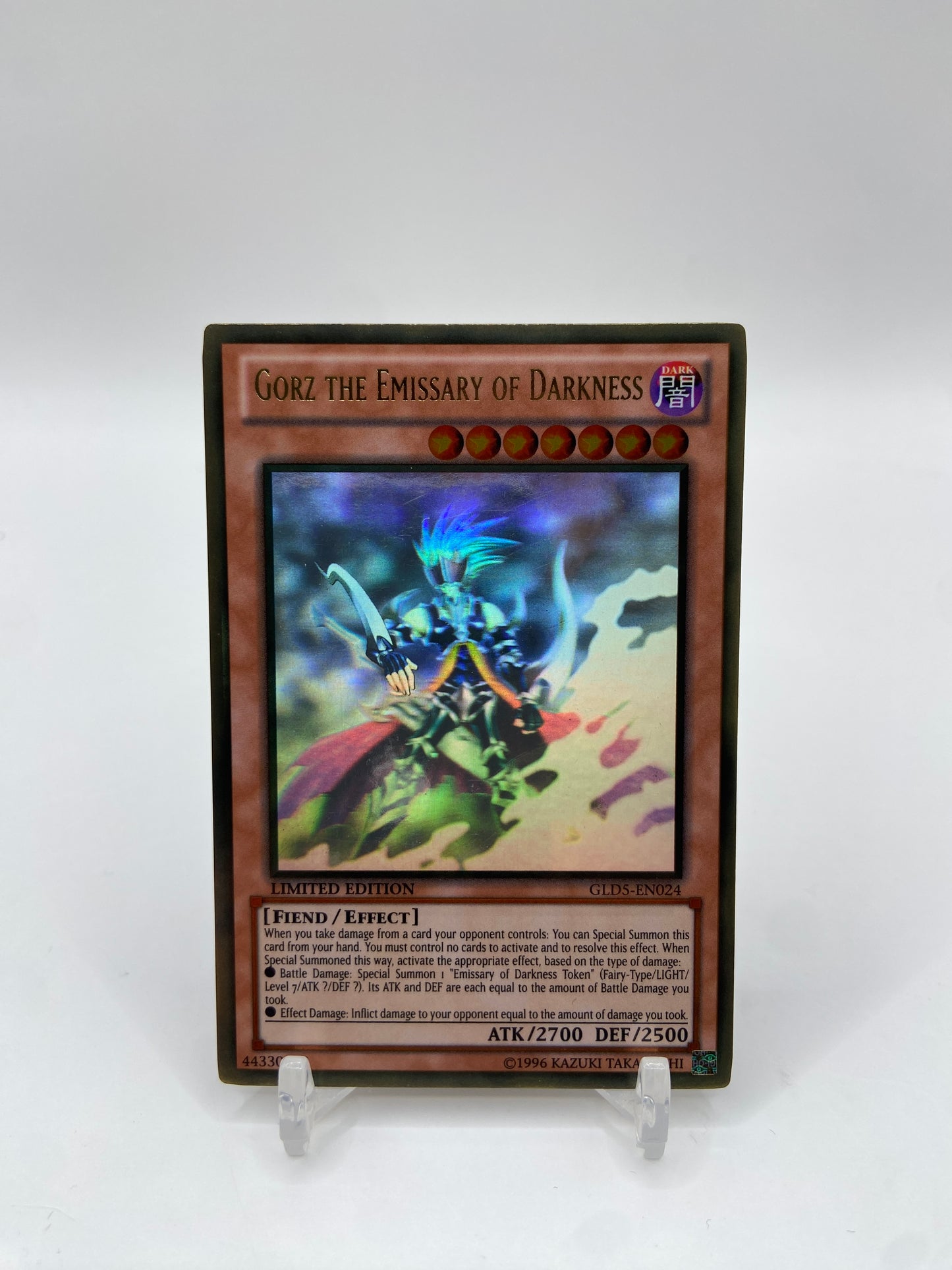 Gorz the Emissary of Darkness Ghost/Gold Rare Gold Series: Haunted Mine GLD5-EN024